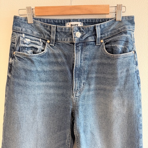 PAIGE Sasha Wide Leg Jean Lovejoy Distressed Size 29 - Picture 10 of 11